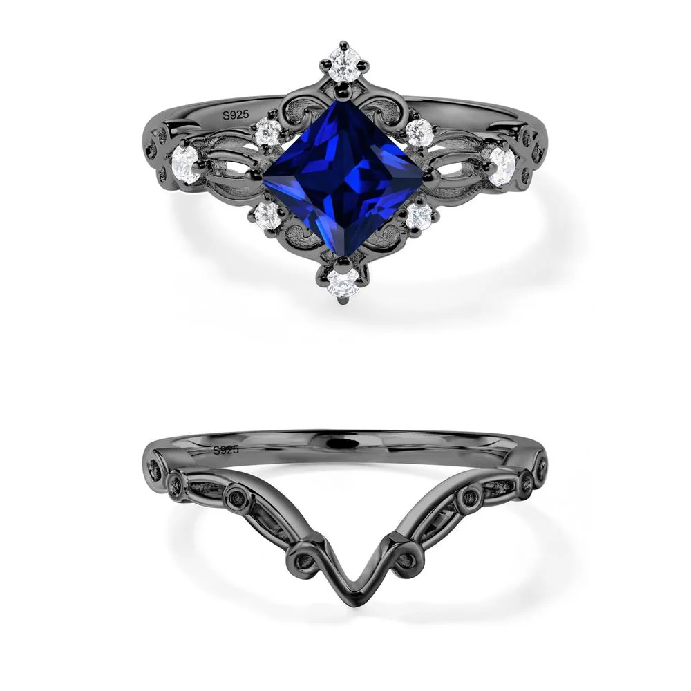 Sapphire Art Deco Ring - Image 13