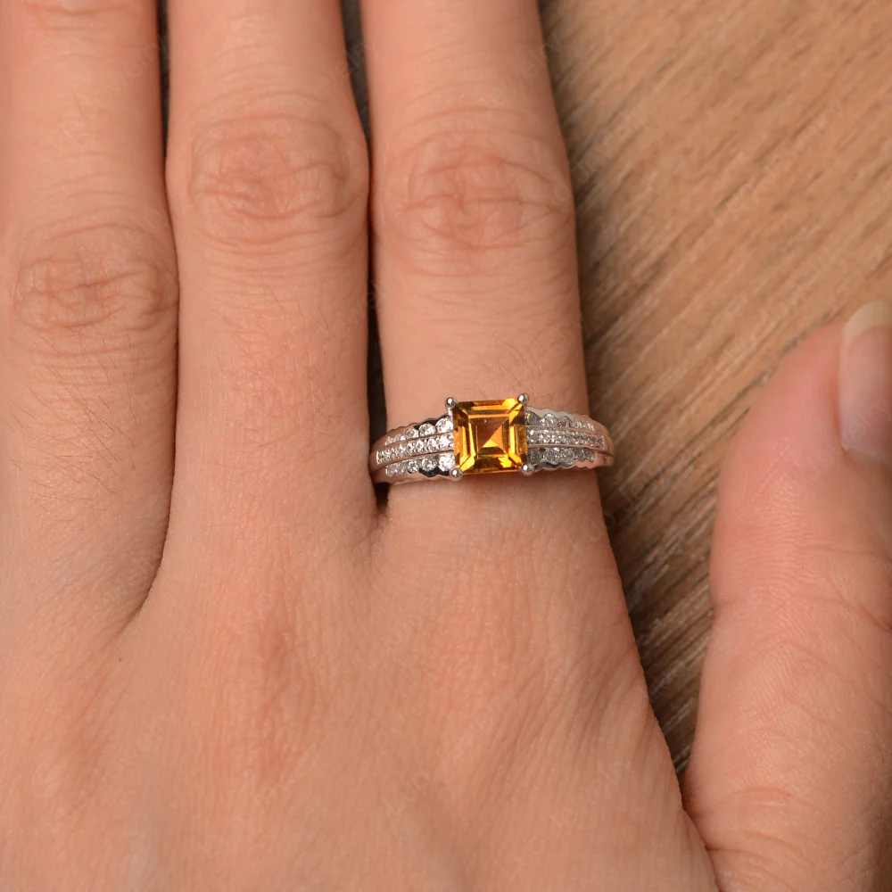 Citrine Scalloped Ring - Image 4