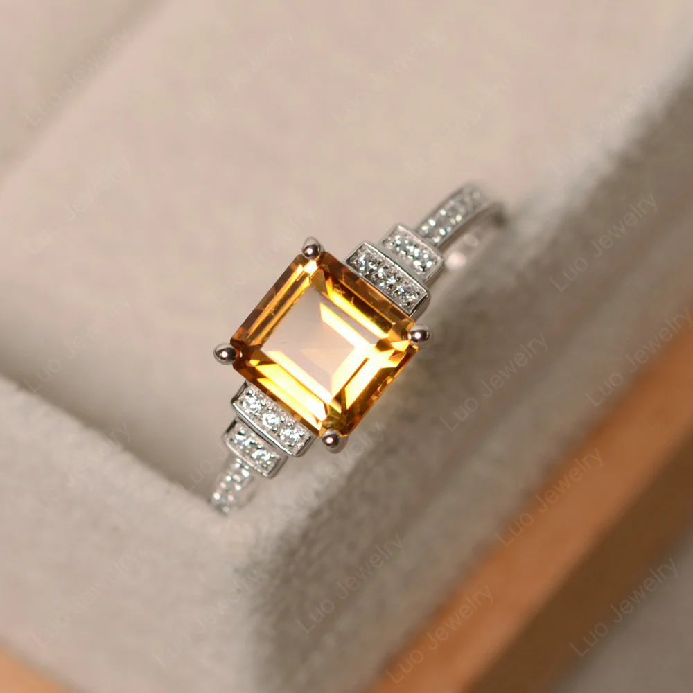 Citrine Elegant Engagement Ring - Image 2