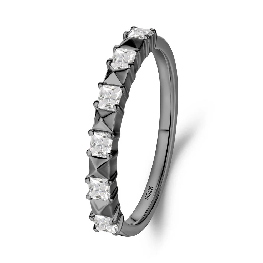 Princess Cut Cubic Zirconia Anniversary Ring