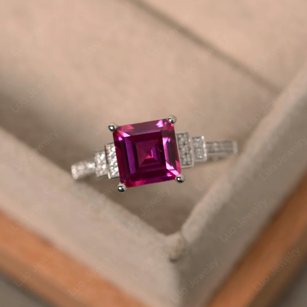 Ruby Elegant Engagement Ring