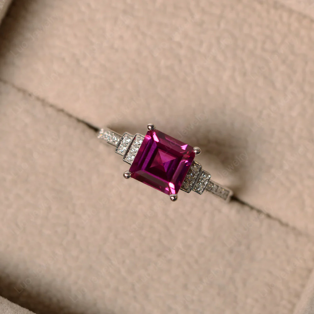 Ruby Elegant Engagement Ring - Image 3