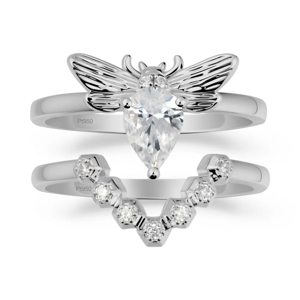 Queen Bee Inspired Cubic Zirconia Ring Set - Image 8