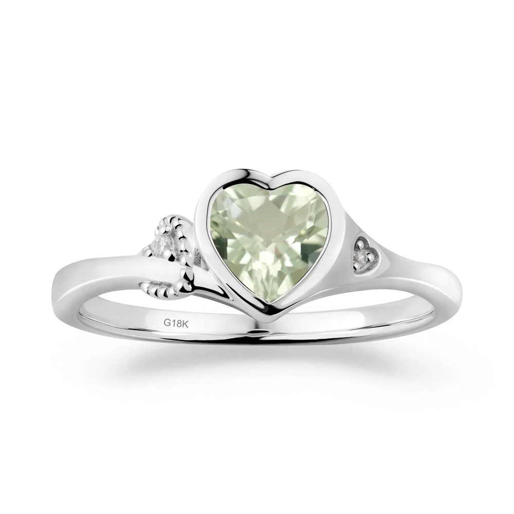 Romantic Filigree Knot Green Amethyst Ring - Image 5