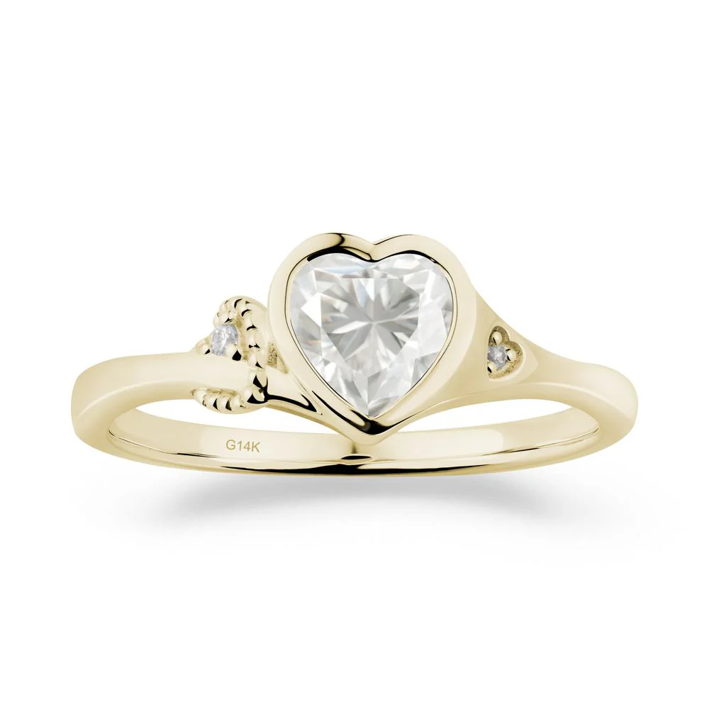 Romantic Filigree Knot Moissanite Ring