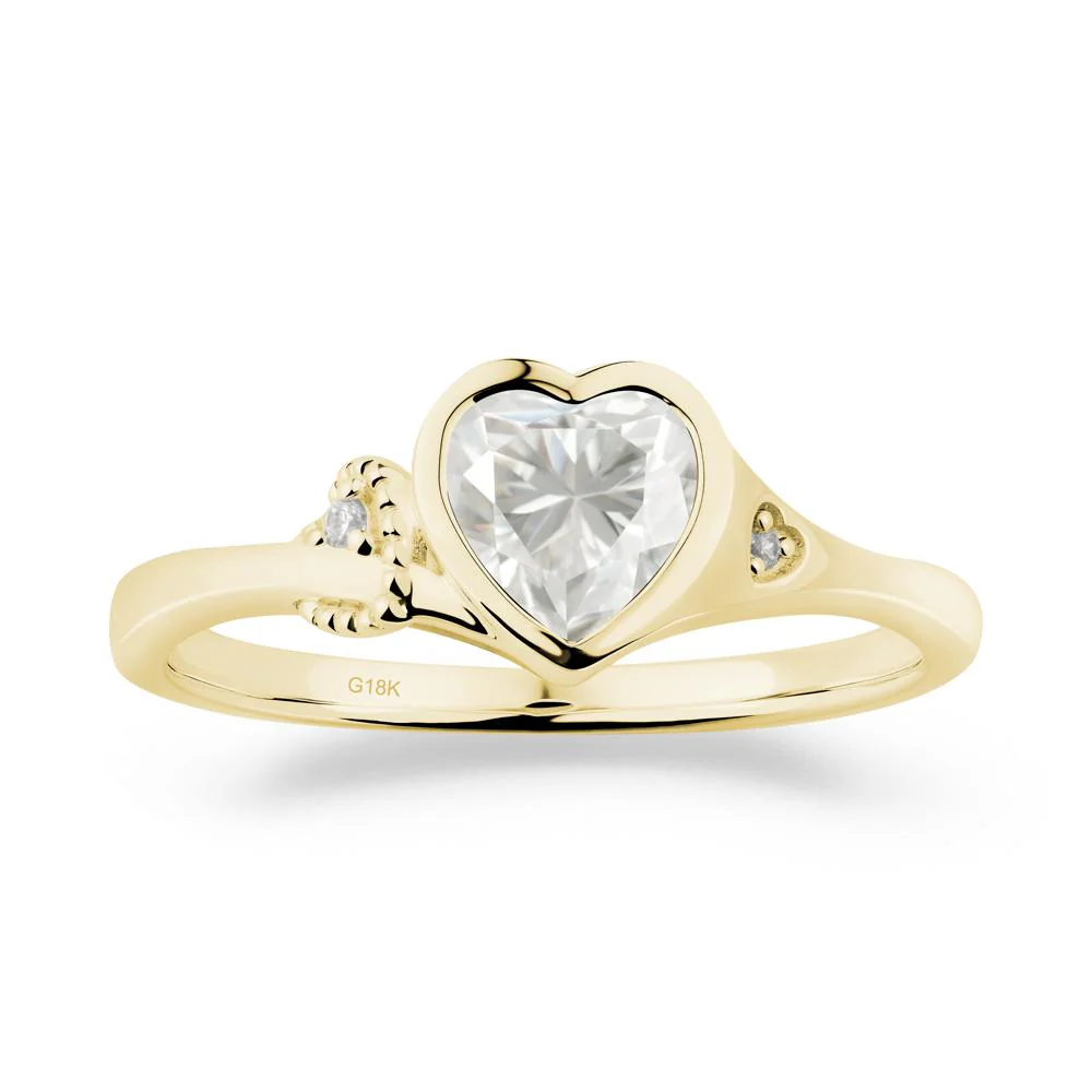 Romantic Filigree Knot Moissanite Ring - Image 4