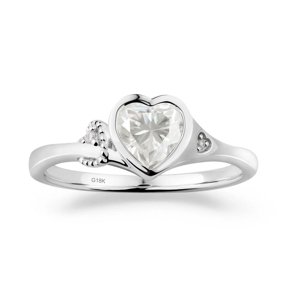 Romantic Filigree Knot Moissanite Ring - Image 5