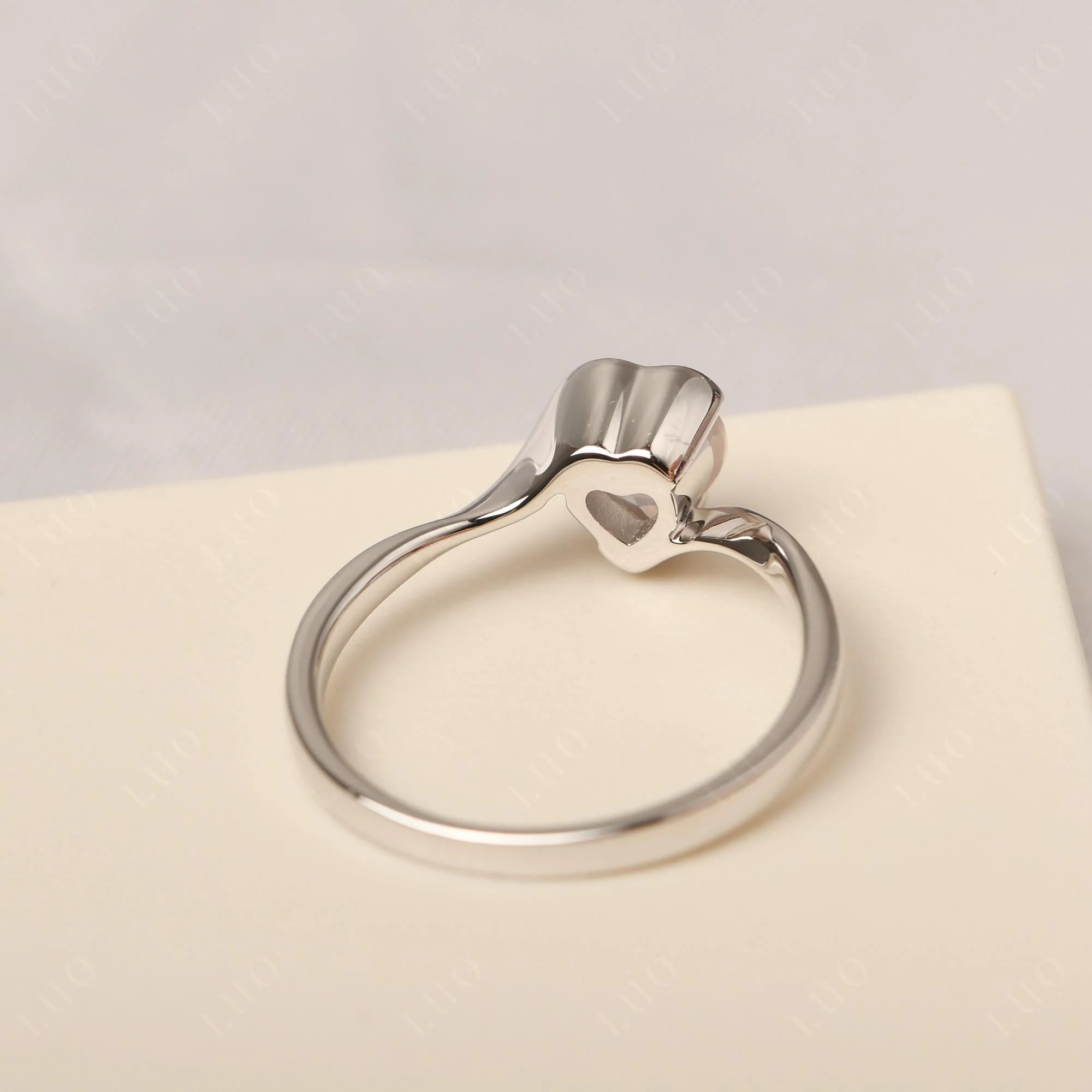 Rose Quartz Heart Ring - Image 12