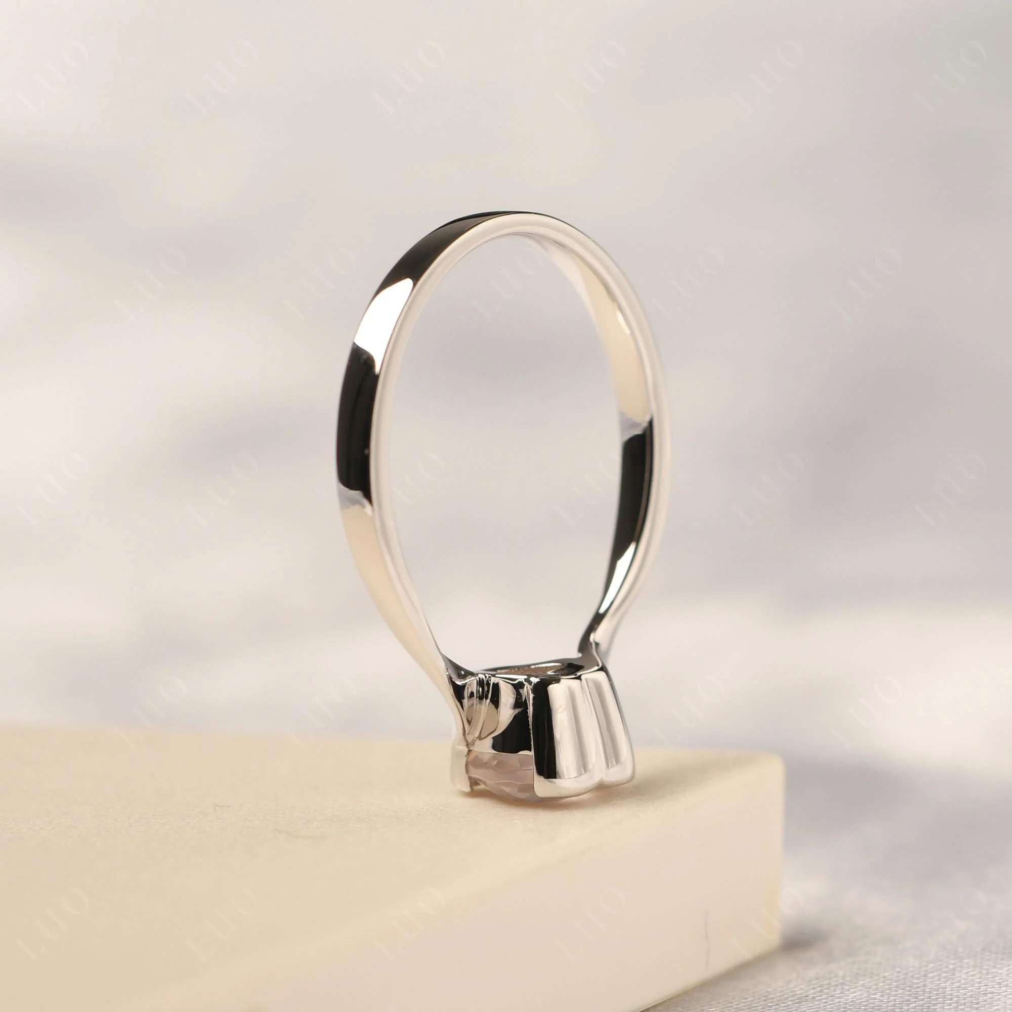 Rose Quartz Heart Ring - Image 13