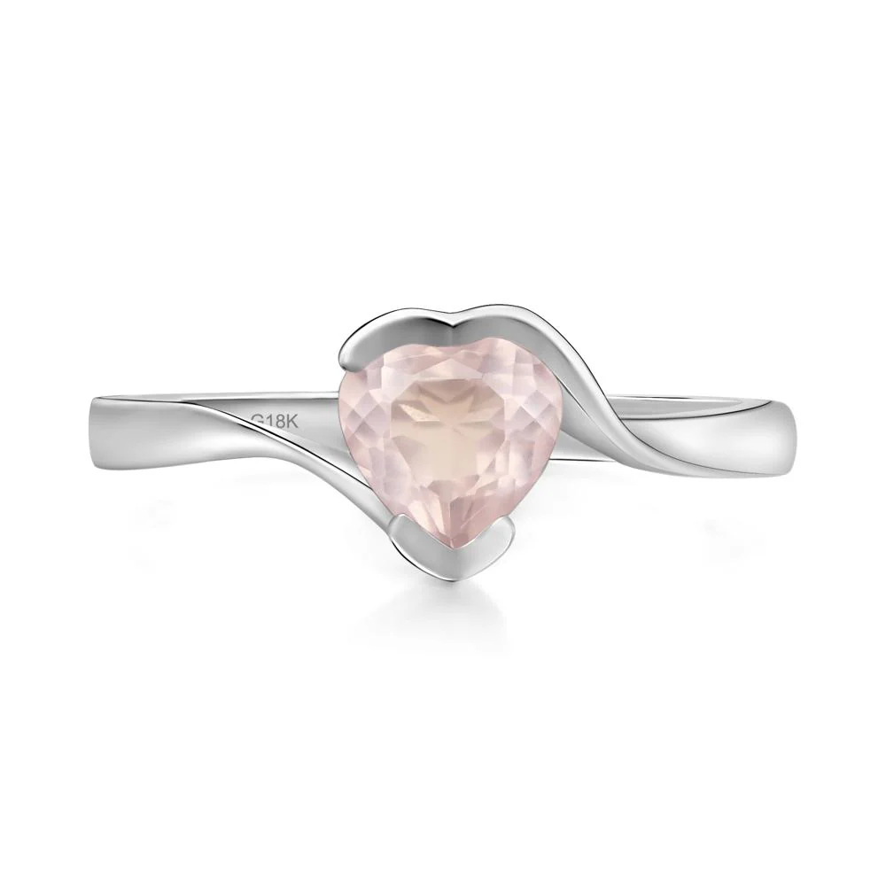 Rose Quartz Heart Ring - Image 7