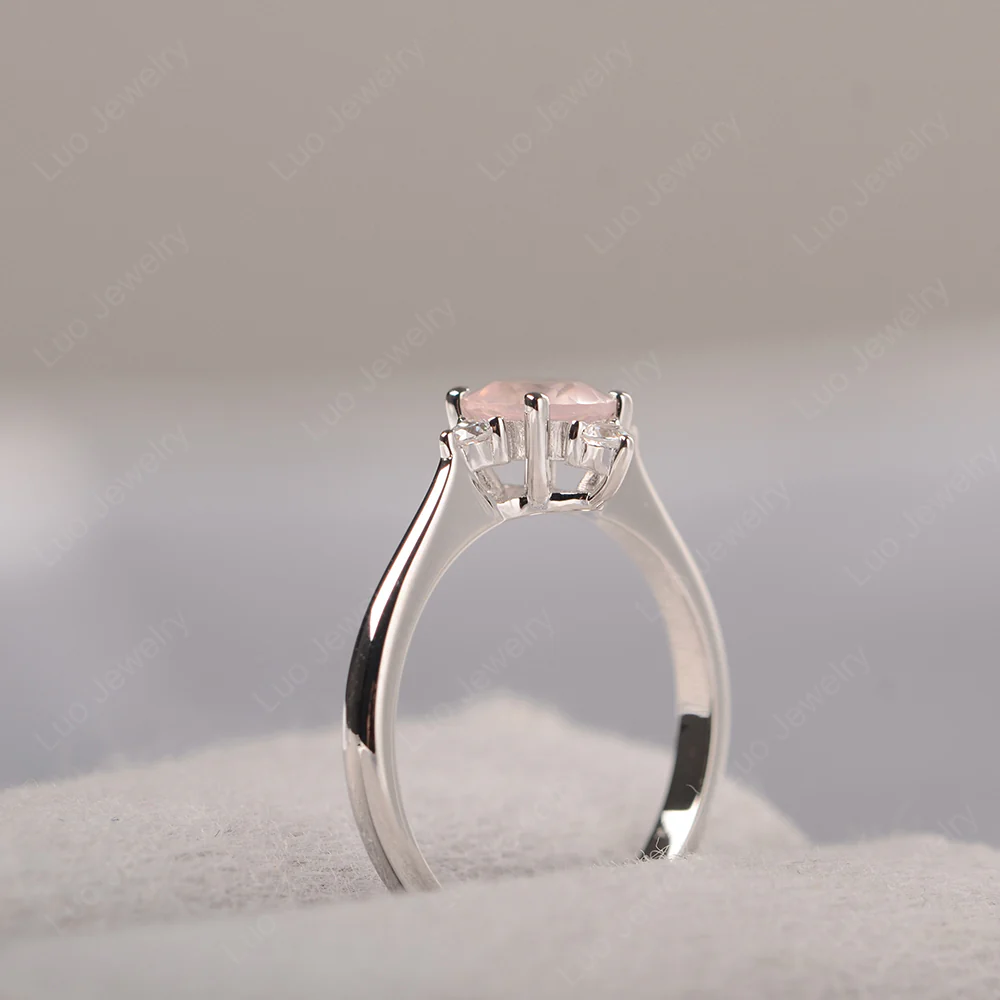 Rose Quartz Polaris Ring - Image 4