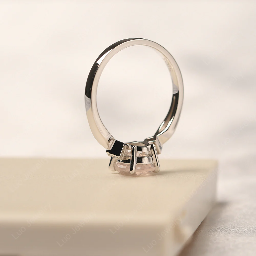 Antique Style Rose Quartz Ring - Image 4