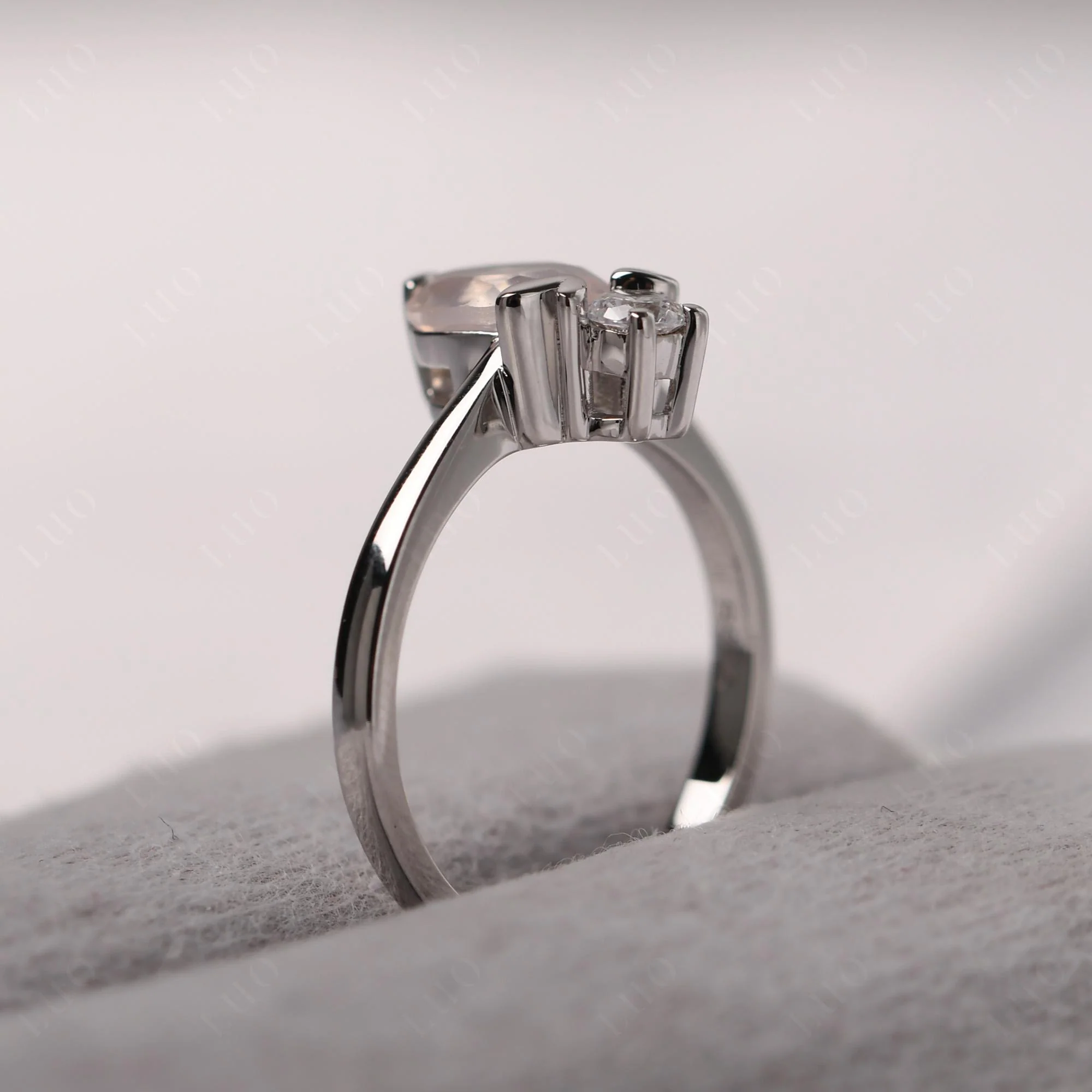 Rose Quartz Bee Ring - Image 13