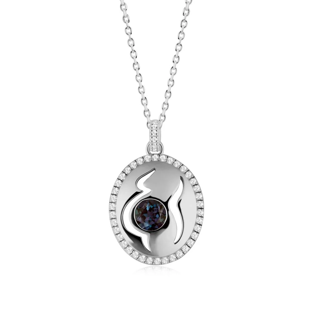 Alexandrite Necklace for Pregnant Women