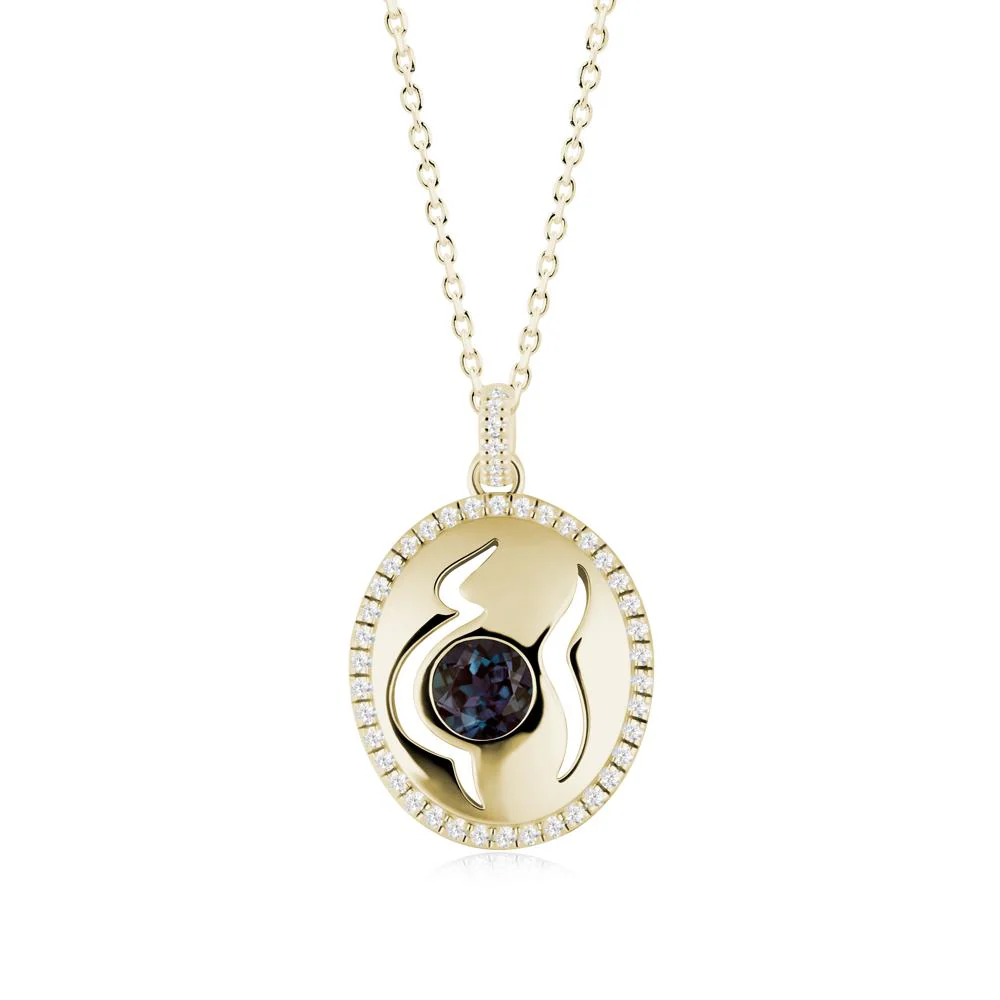 Alexandrite Necklace for Pregnant Women - Image 8