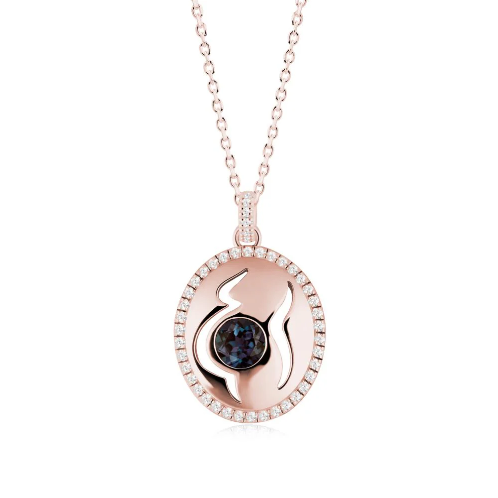 Alexandrite Necklace for Pregnant Women - Image 9