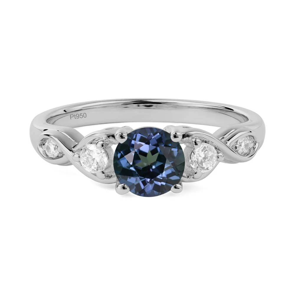 Alexandrite Twisted Ring