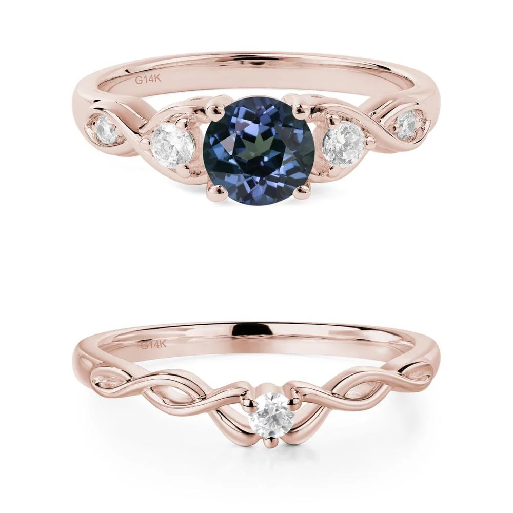 Alexandrite Twisted Ring - Image 15