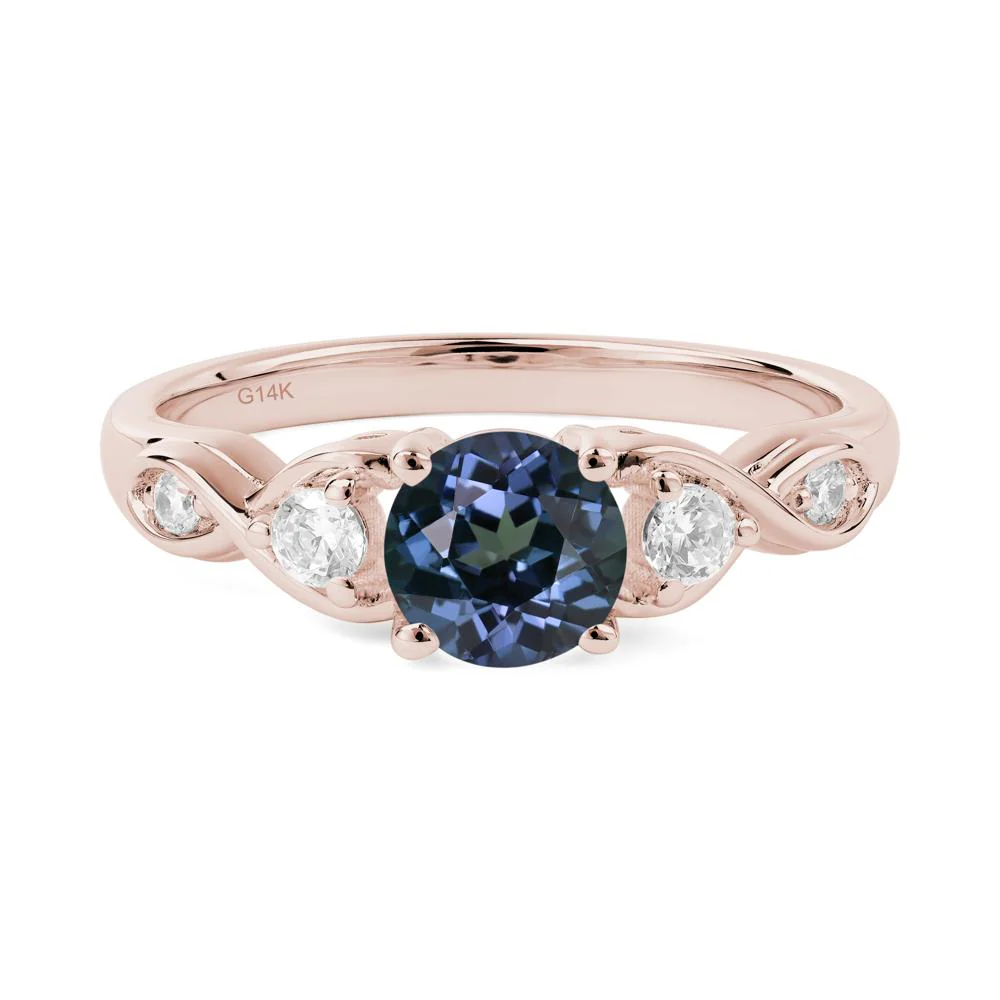 Alexandrite Twisted Ring - Image 3