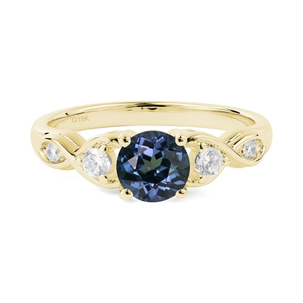 Alexandrite Twisted Ring - Image 4
