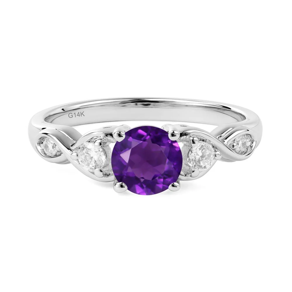 Amethyst Twisted Ring - Image 6