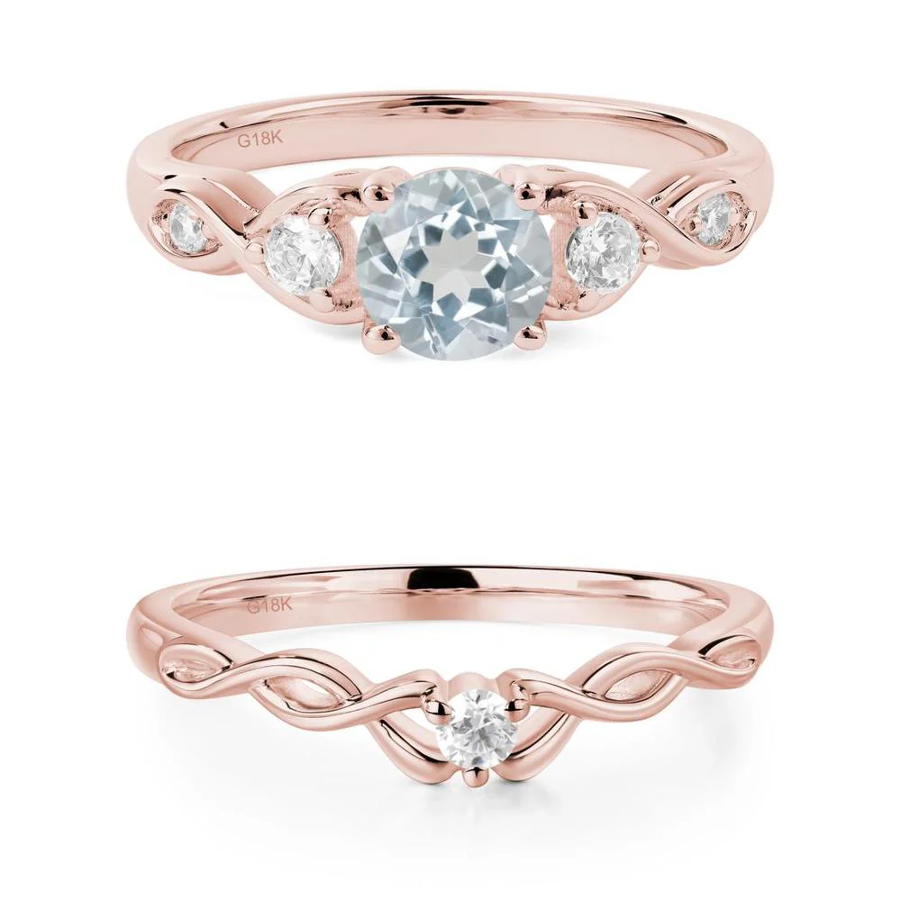 Aquamarine Twisted Ring - Image 11