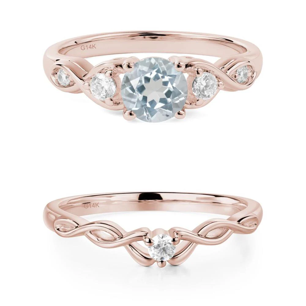 Aquamarine Twisted Ring - Image 13