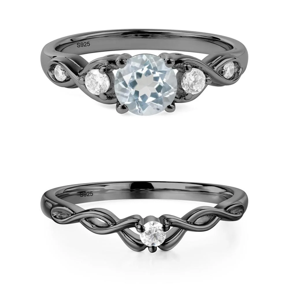 Aquamarine Twisted Ring - Image 27