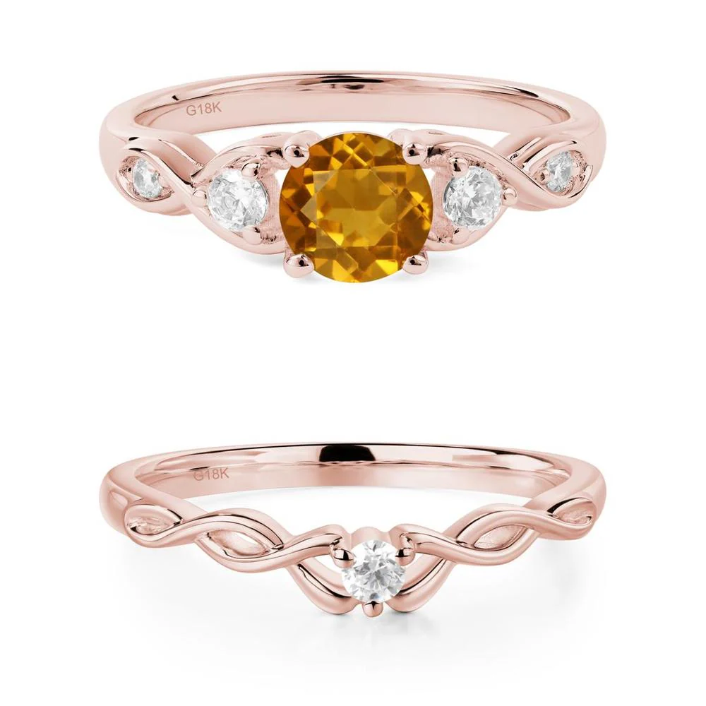 Citrine Twisted Ring - Image 13