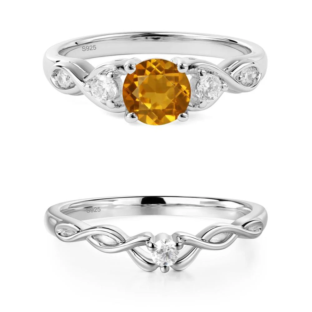 Citrine Twisted Ring - Image 17