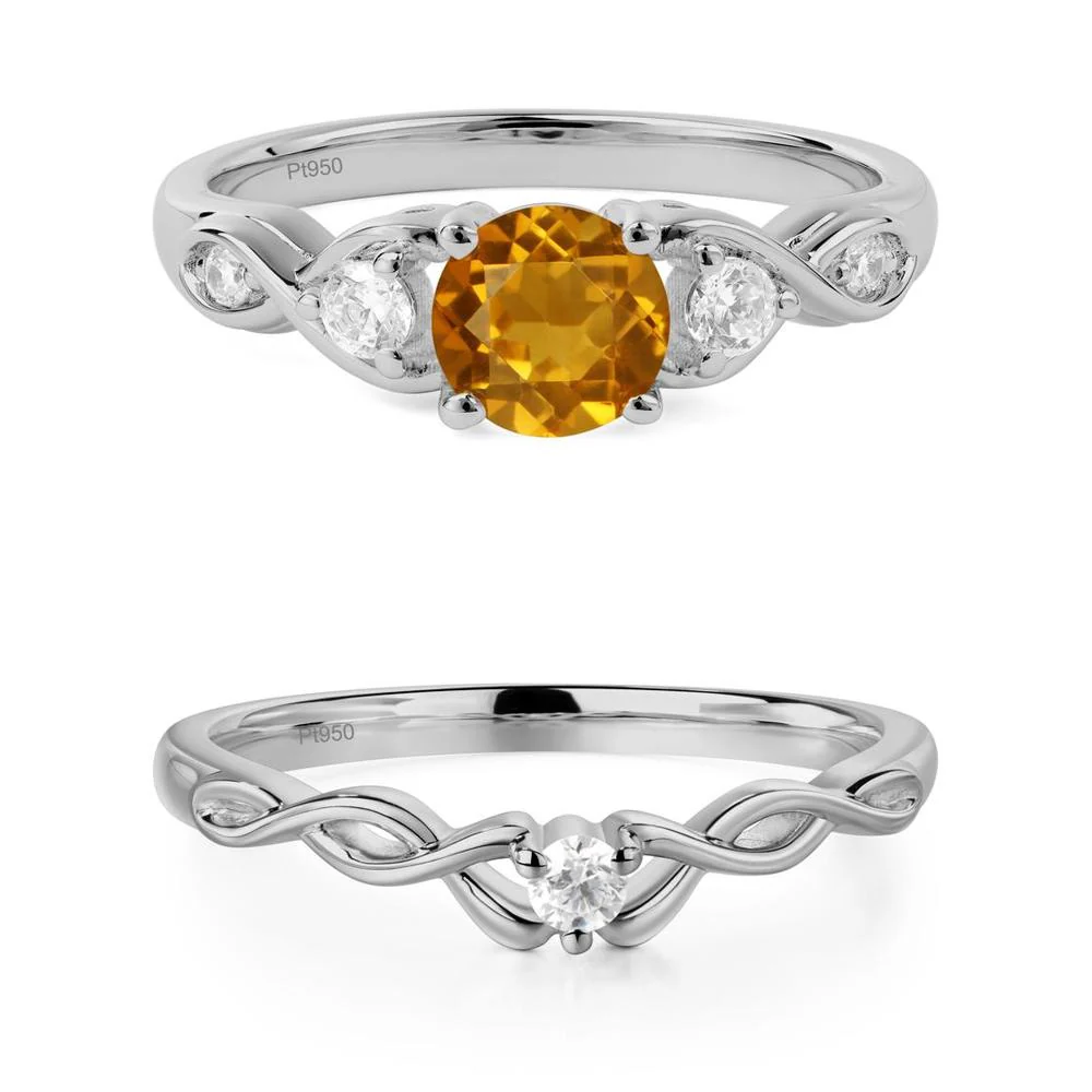 Citrine Twisted Ring - Image 19