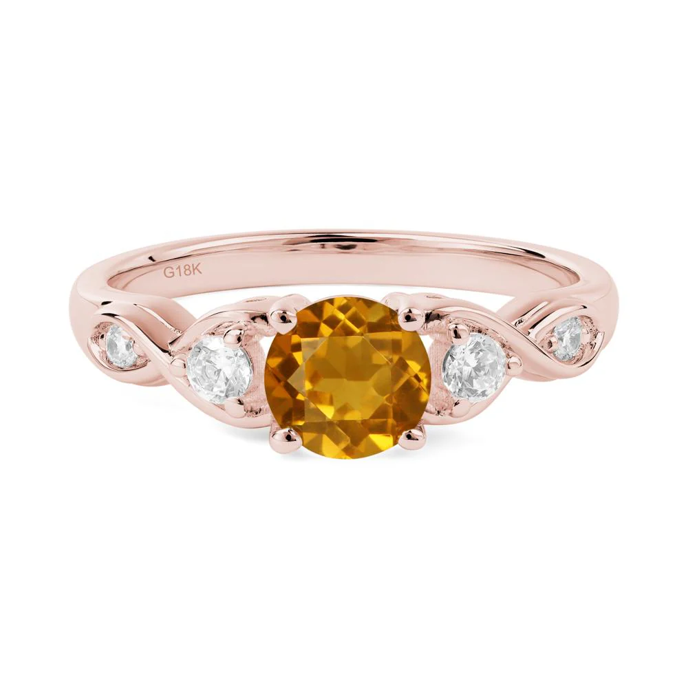 Citrine Twisted Ring - Image 2