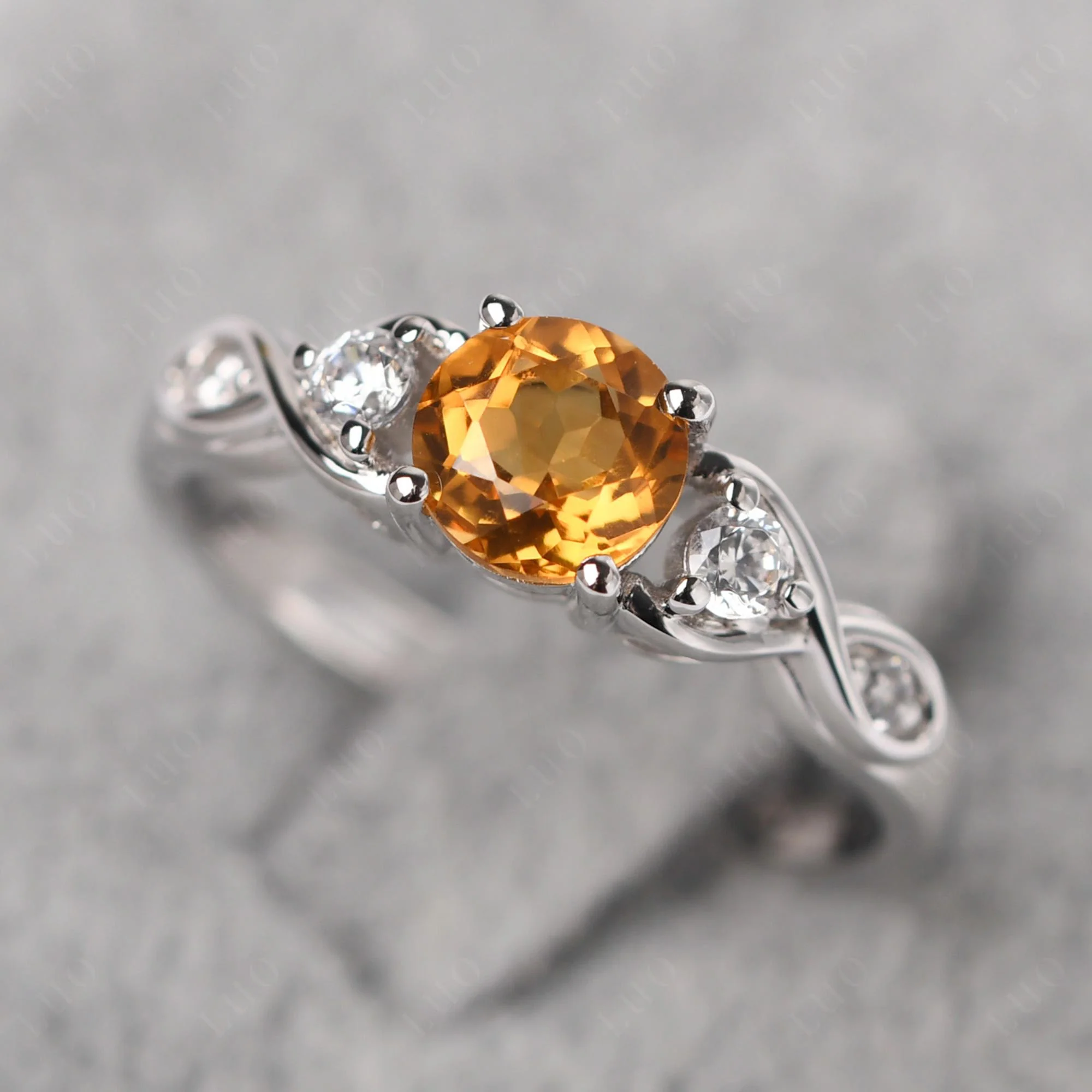 Citrine Twisted Ring - Image 29