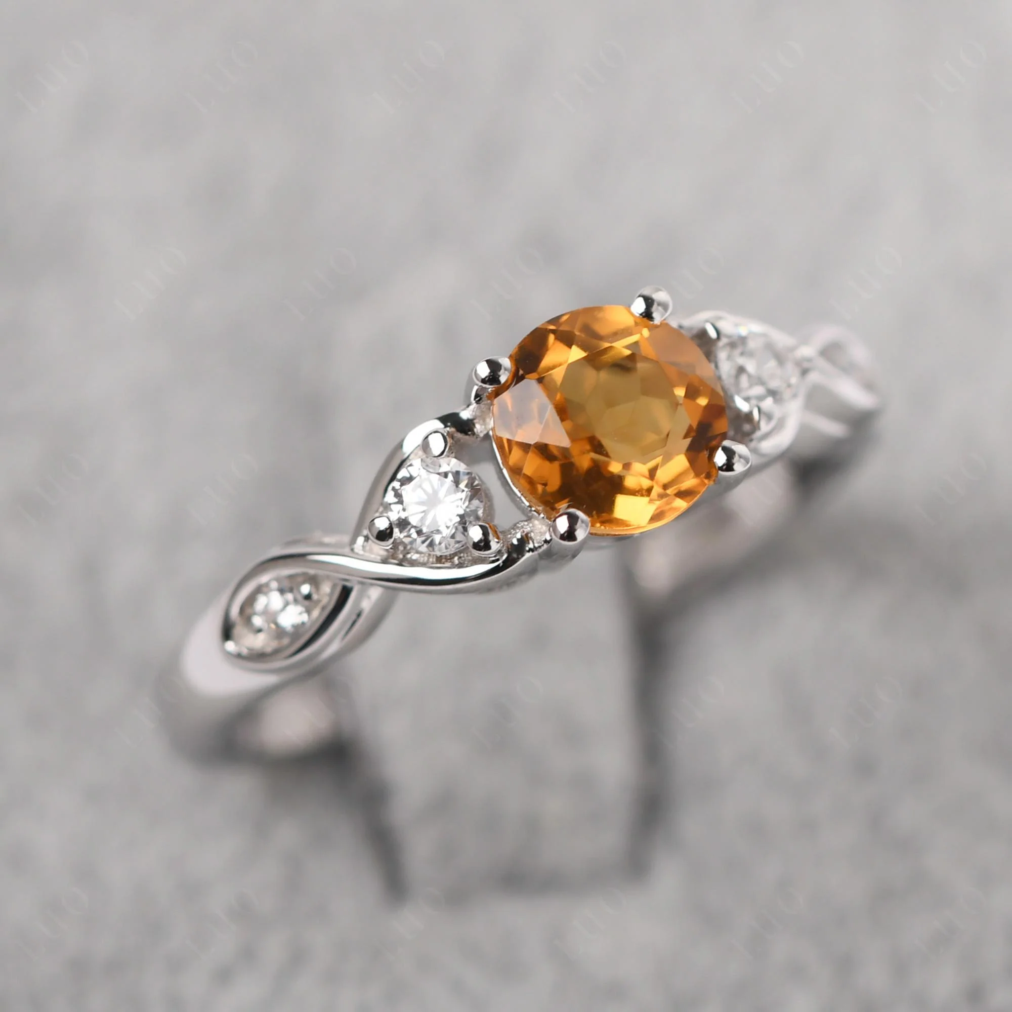 Citrine Twisted Ring - Image 30