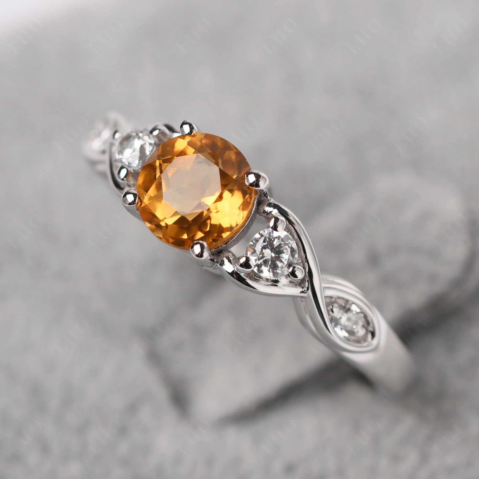 Citrine Twisted Ring - Image 31