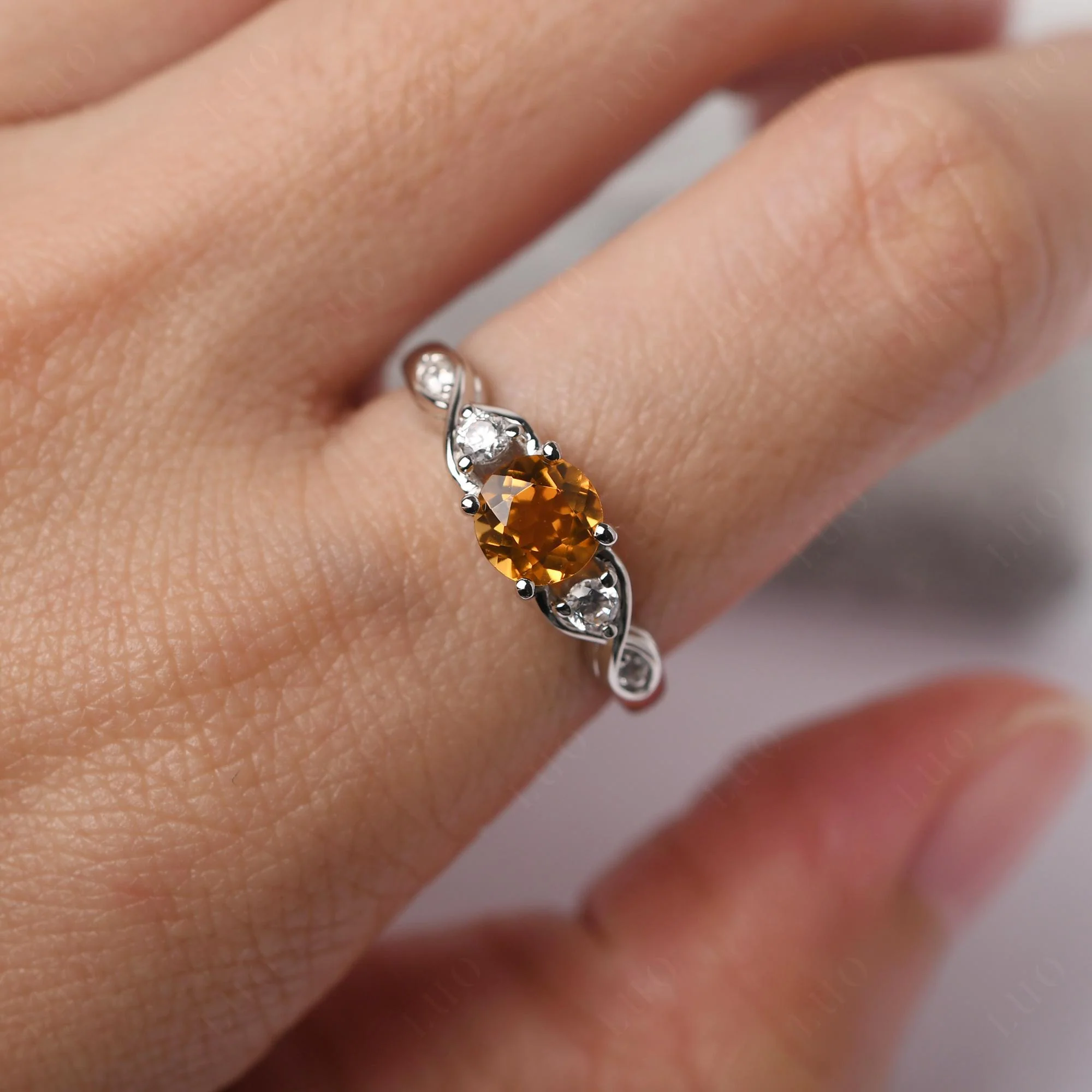 Citrine Twisted Ring - Image 34
