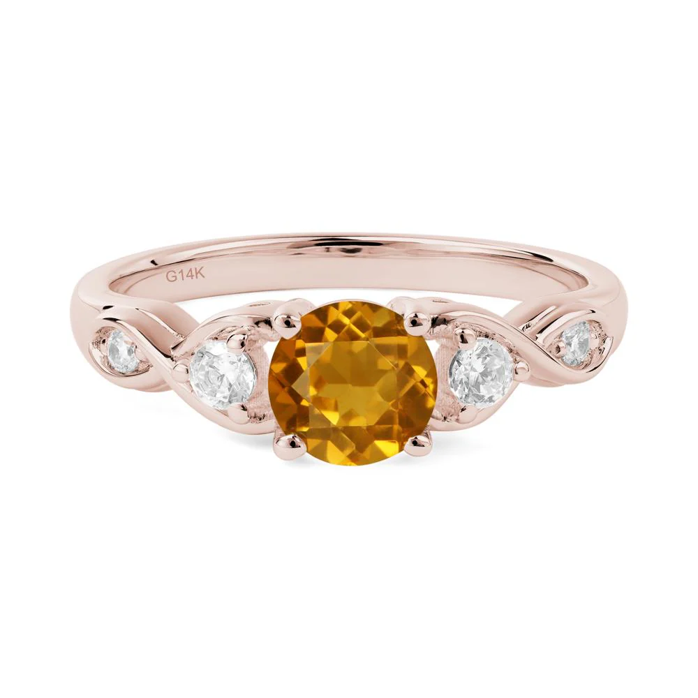 Citrine Twisted Ring - Image 6