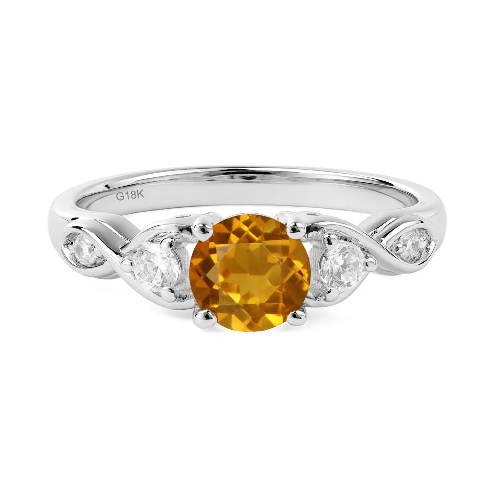 Citrine Twisted Ring - Image 8