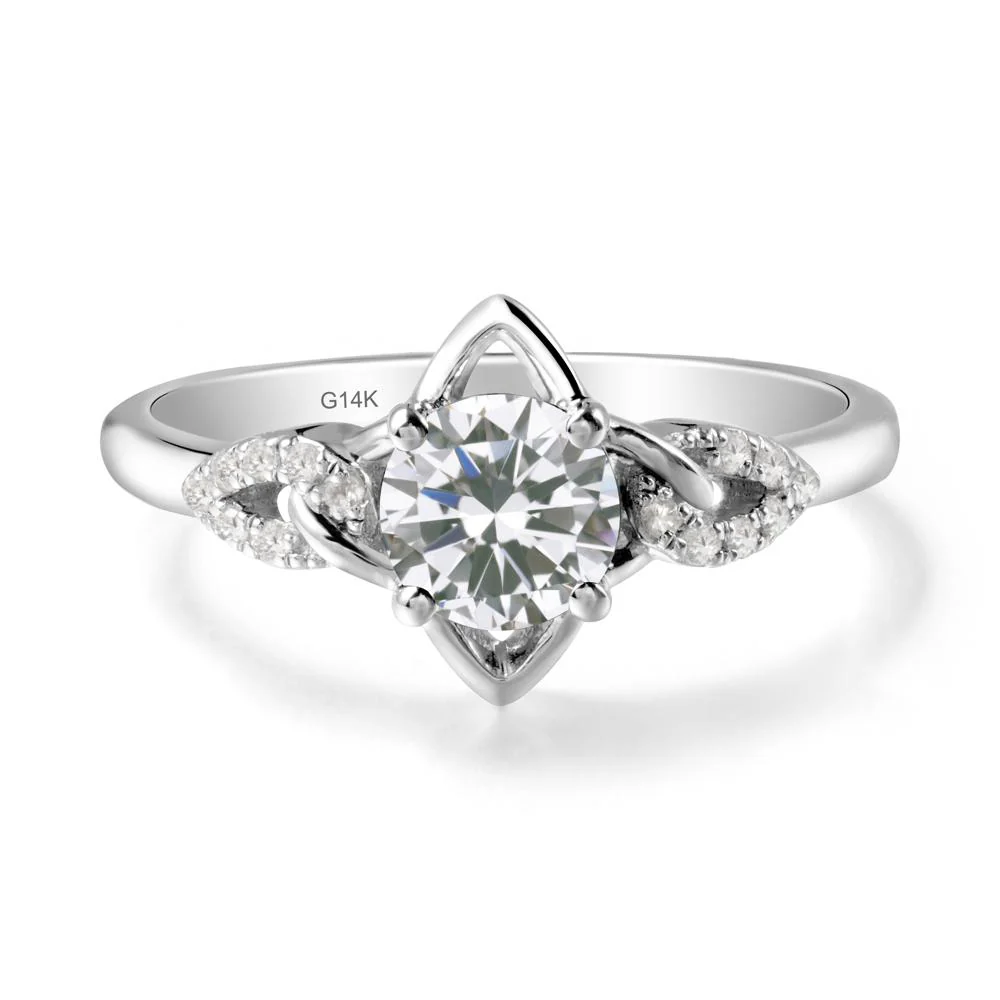 Unique Cubic Zirconia Celtic Knot Ring - Image 3