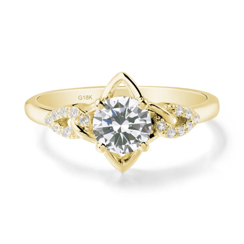 Unique Cubic Zirconia Celtic Knot Ring - Image 7