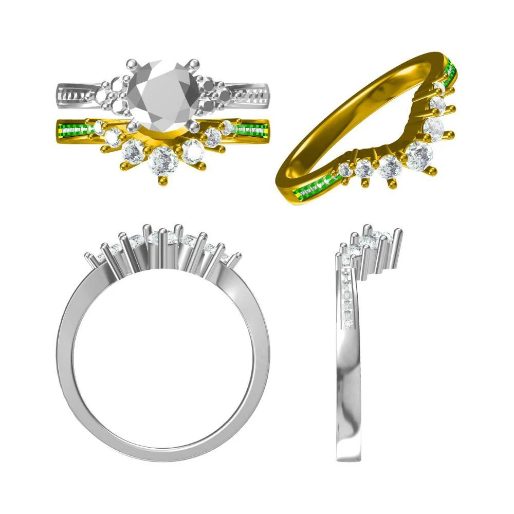 Round Cut Alexandrite Engagement Ring - Image 10