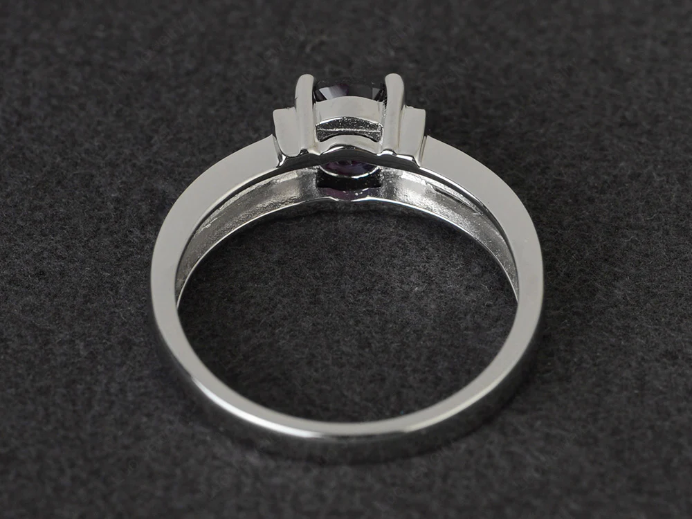 Alexandrite Triple Shank Ring - Image 3