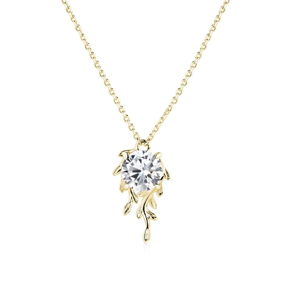 Round Cut Cubic Zirconia Necklace - Image 6