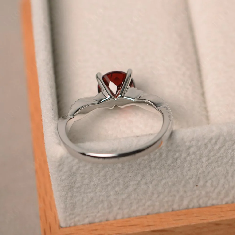 Garnet Twist Ring - Image 31
