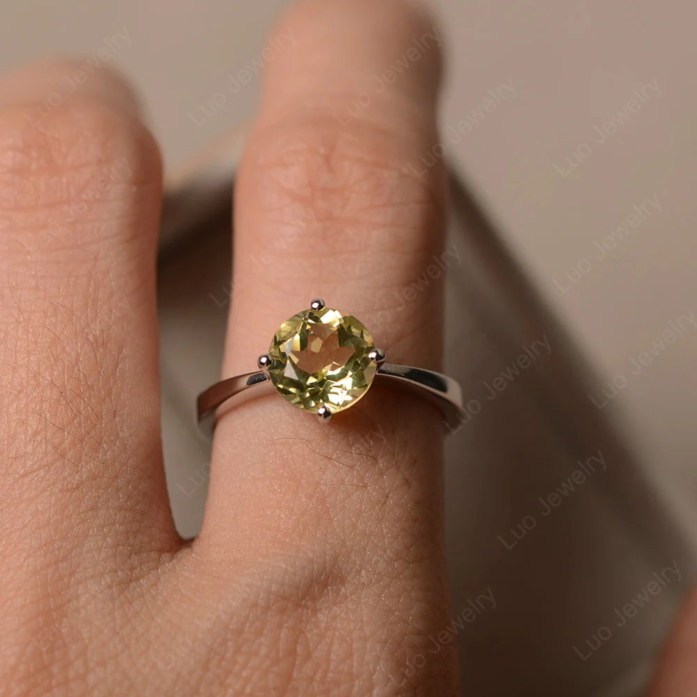 Lemon Quartz North South East West Ring - Image 4