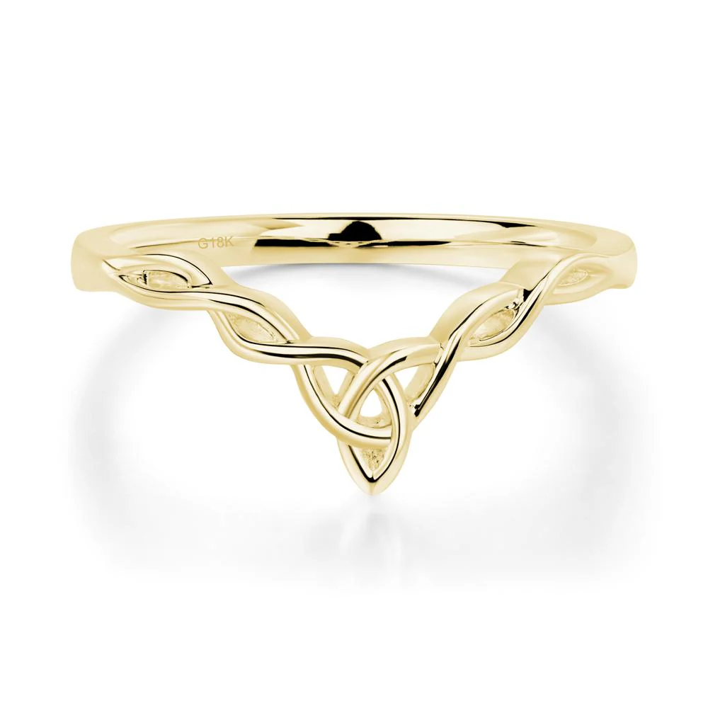 Round Cut London Blue Topaz Celtic Ring - Image 22
