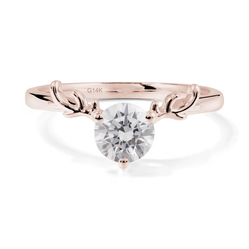 Solitaire Round Diamond Ring - Image 2