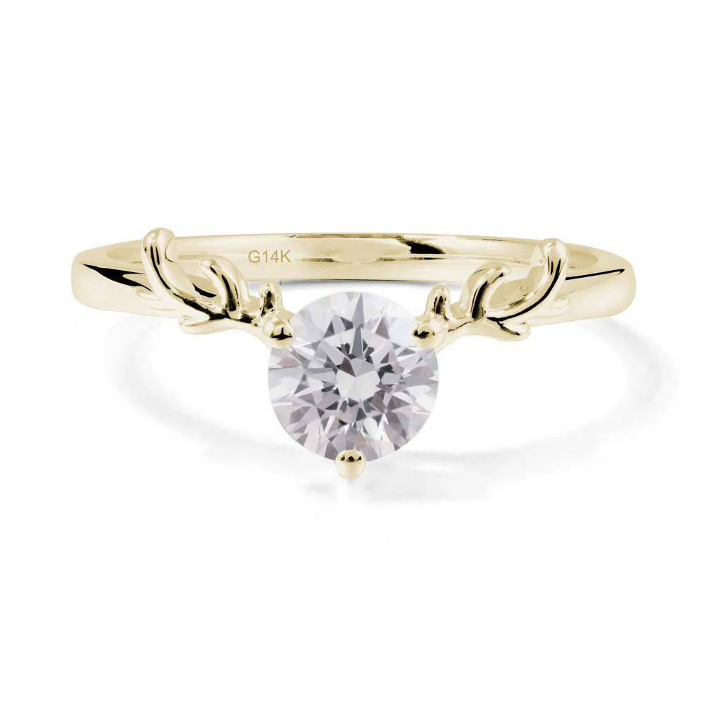 Solitaire Round Diamond Ring - Image 4