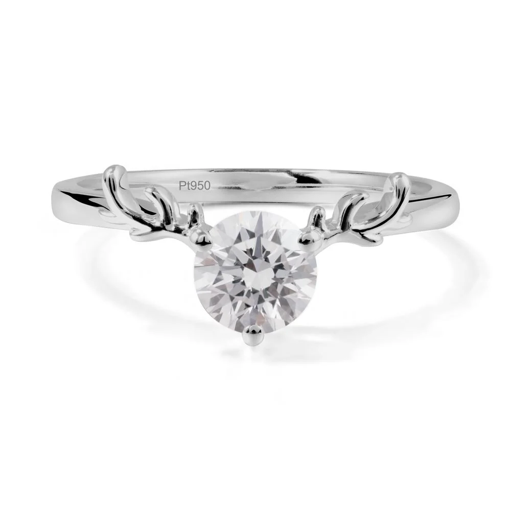 Solitaire Round Diamond Ring - Image 8