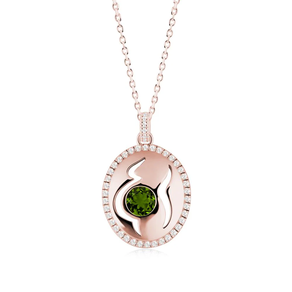Diopside Pregnant Women Necklace - Image 7